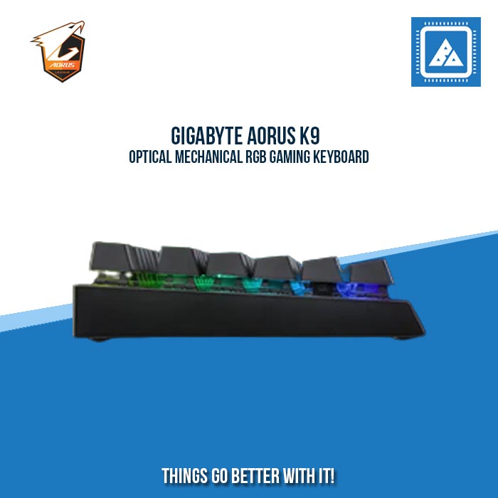 GIGABYTE AORUS K9 OPTICAL MECHANICAL RGB GAMING KEYBOARD GIGABYTE AORUS K9 OPTICAL MECHANICAL RGB GAMING KEYBOARD